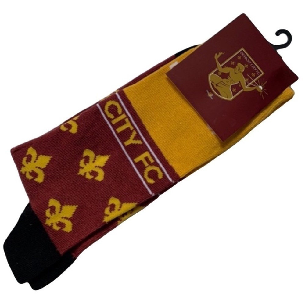 Gorpcore Fleur de lis Design Men’s Socks Detroit City FC